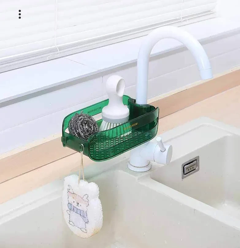 Installation-free Faucet Snap-on Sink Rack Kitchen Bathroom Suppliers Tools