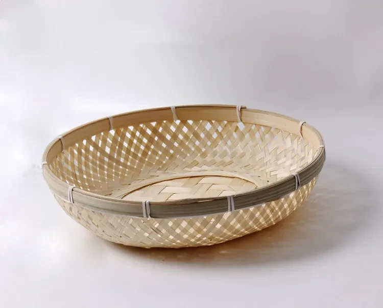 Fruit Bamboo Cooked Dishes Bamboo Cage Manual Catering Kitchen Snack Plate