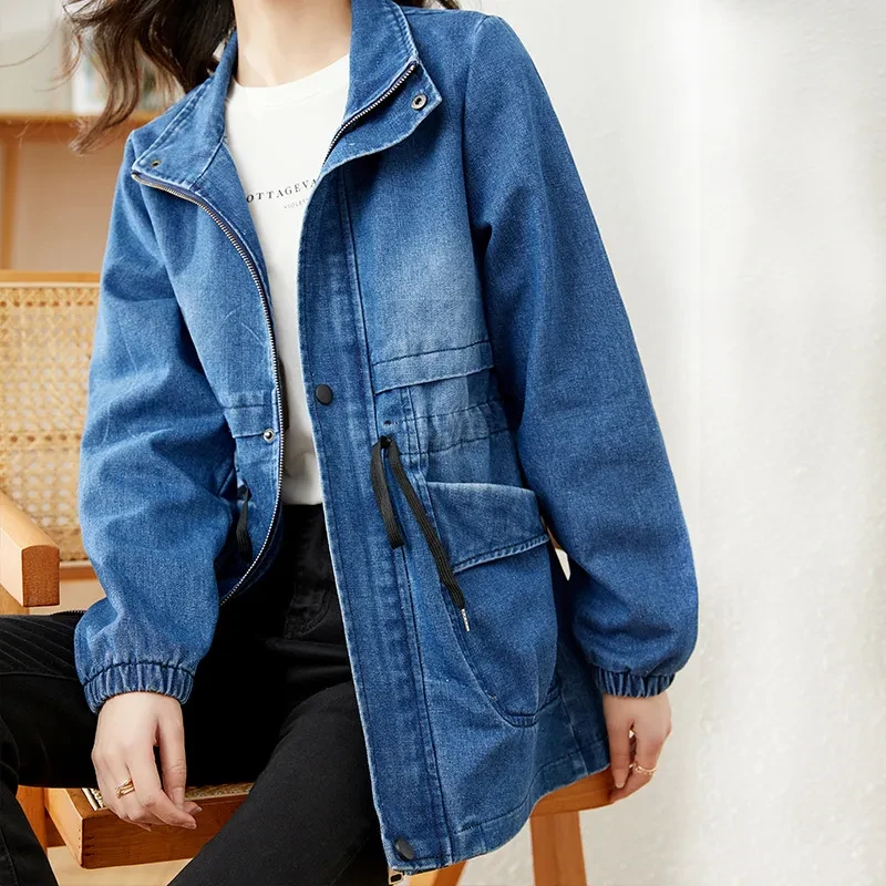Chic Custom Denim Jacket for Women