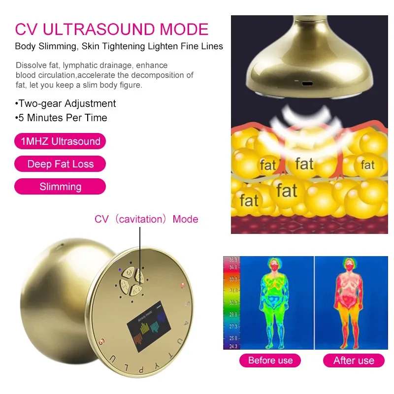 Ultrasonic Slimming Color Light Skin Rejuvenation