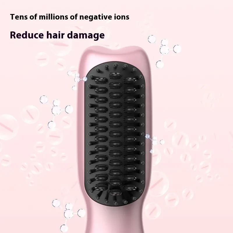 Rechargeable Wireless Straightening Comb 220 Hair Straightener Brush