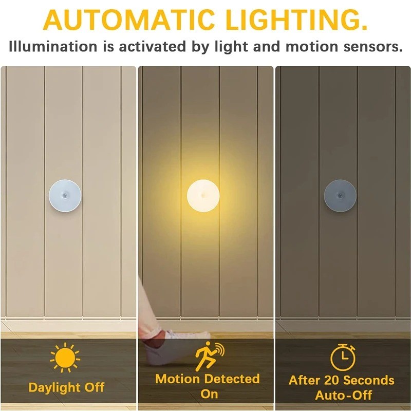 LED Night Light with Smart Sensor
