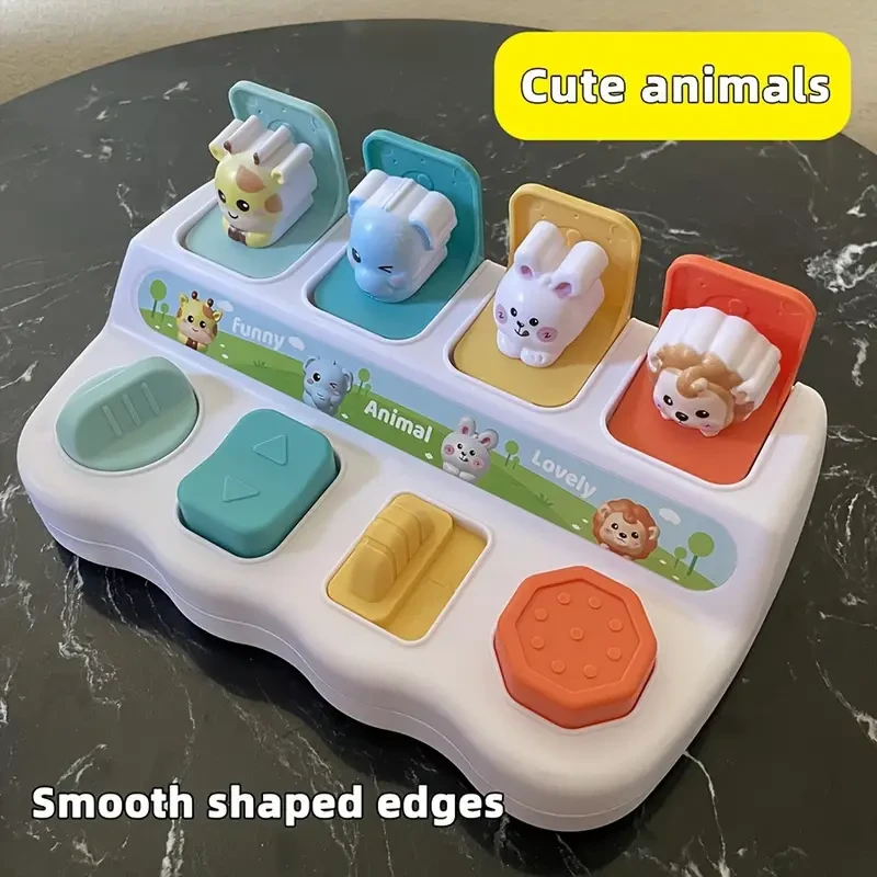 Pop-Up Animal Learning Box - Enhances Logic & Memory Skills