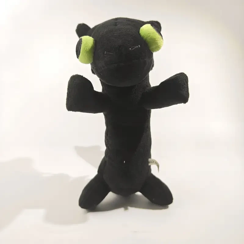1pc 10-Inch Cute Small Black Dragon Plush Furry Soft Doll Pillow Decoration Good Touch For Birthday Holiday Easter Gift