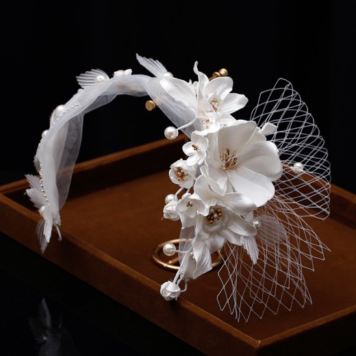 Female Mori Flower Hair Band Wedding Photo Accessories