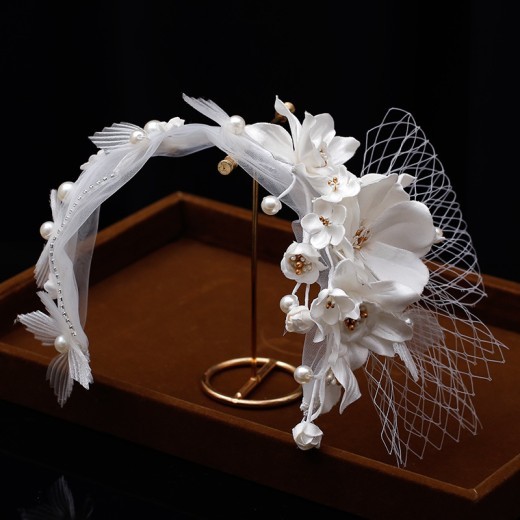 Female Mori Flower Hair Band Wedding Photo Accessories