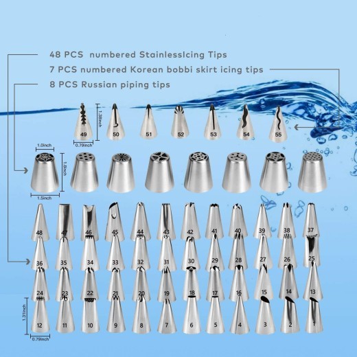 Flower bag baking tools