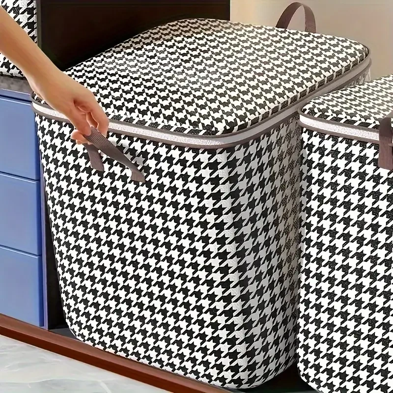 Houndstooth Storage Boxes