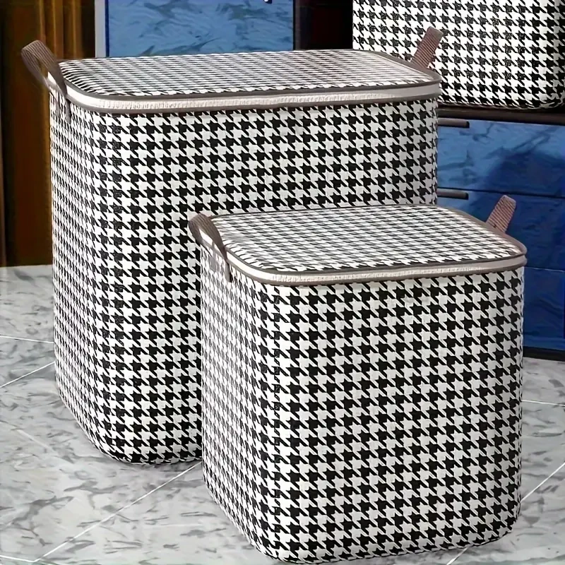 Houndstooth Storage Boxes