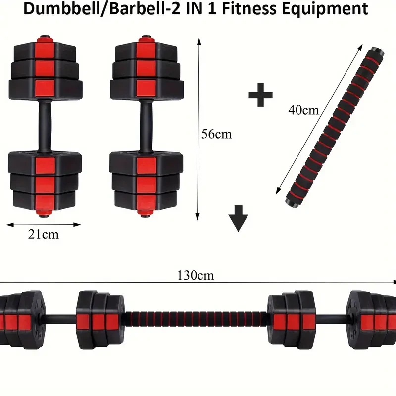 40kg Adjustable Octagon Dumbbell Set - Heavy-Duty, Anti-Slip