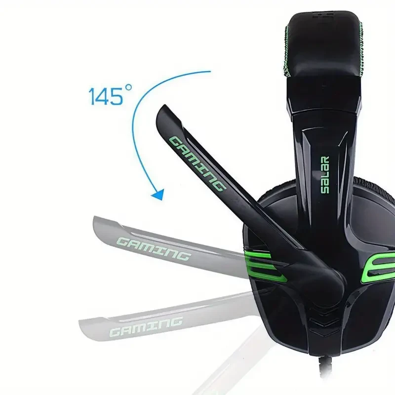 Gaming Wired Headphones - Amplified Stereo Sound