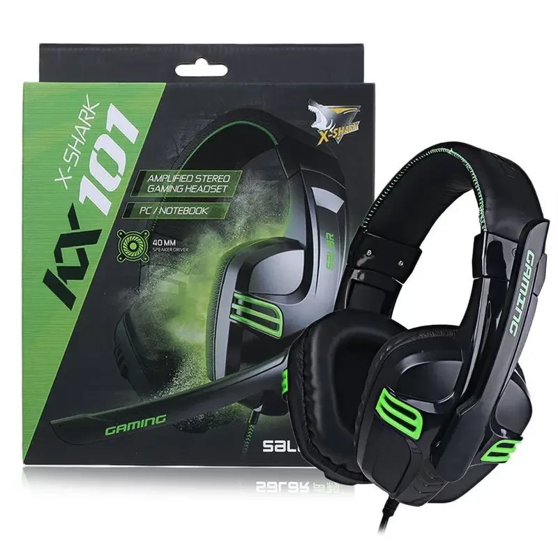 Gaming Wired Headphones - Amplified Stereo Sound