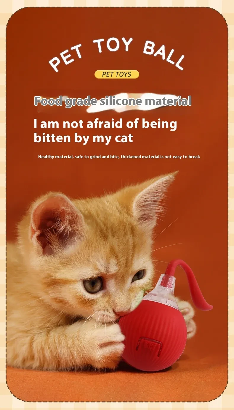 Interactive Cat Toy Ball Super Drive