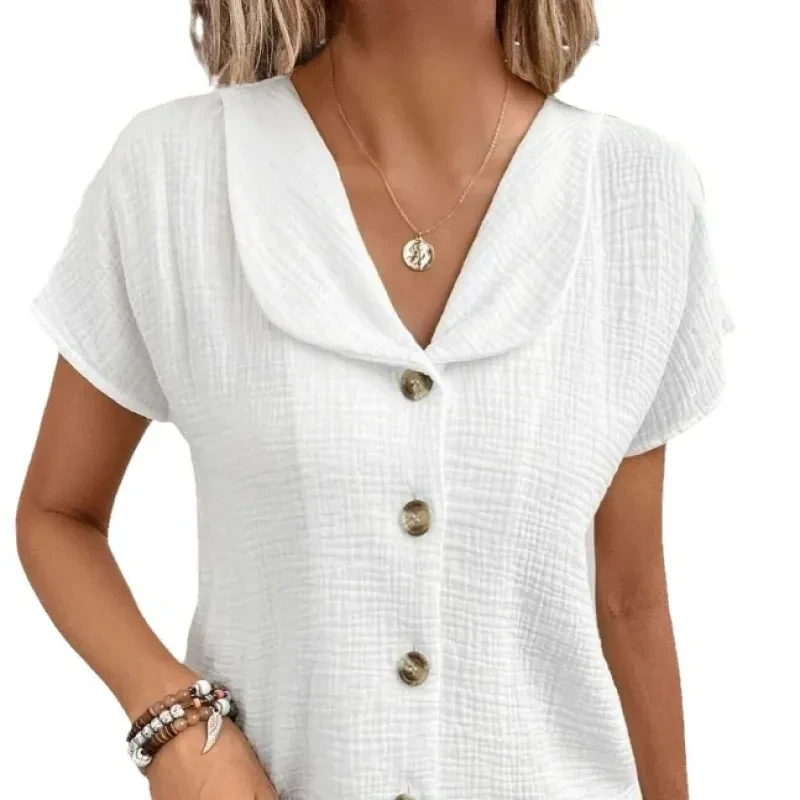 Summer Chic Buttoned Women's Cardigan Top