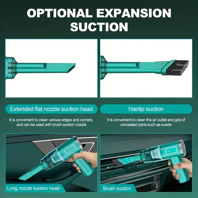 Portable Car Vacuum Cleaner Rechargeable