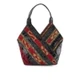 Women's Ethnic Batik Woven Black Bag