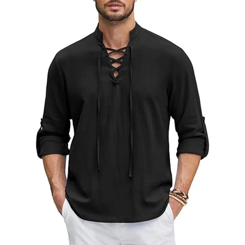 Men's Shirt Modern Casual Portal Premium Linen Hemp Material