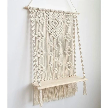 macrame shelf/wall shelf