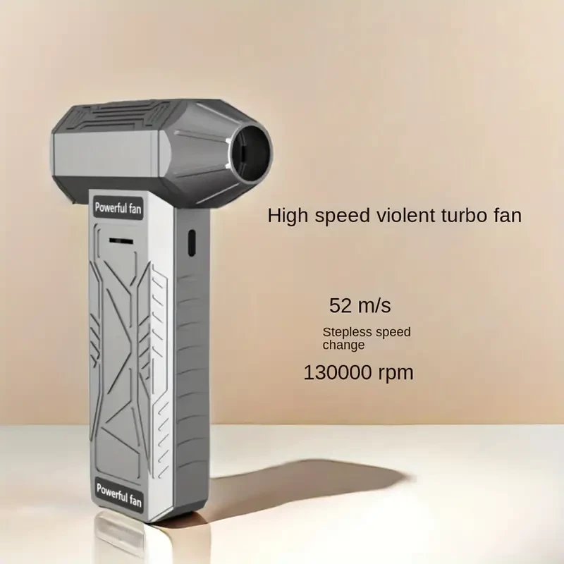 130,000 Turns High-Speed Turbo Handheld Camping Fan