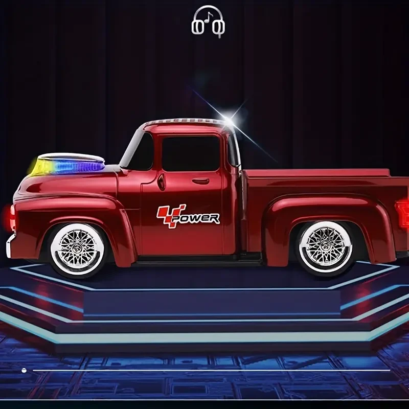 Old Pickup Truck Alloy Speaker - High Fidelity Stereo Outdoor Music Player