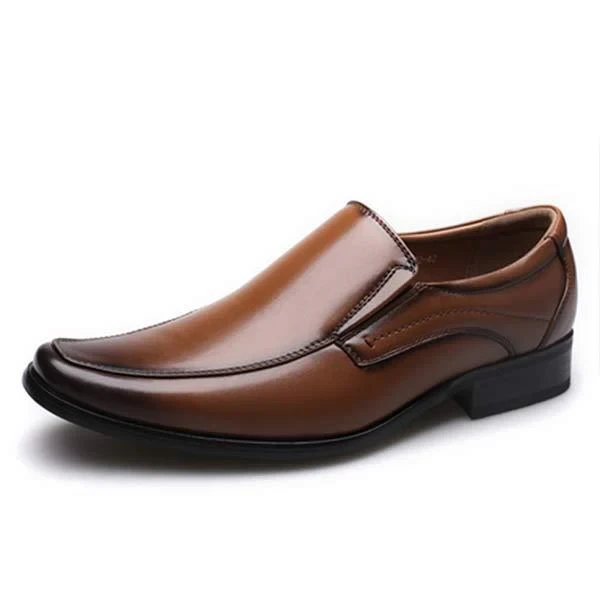 Men's Small Square Leather Shoes