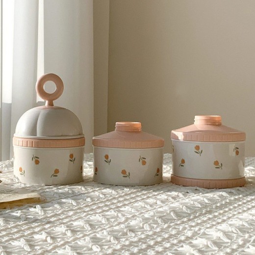 Milk Powder Box Infant Portable Three-layer Storage Box