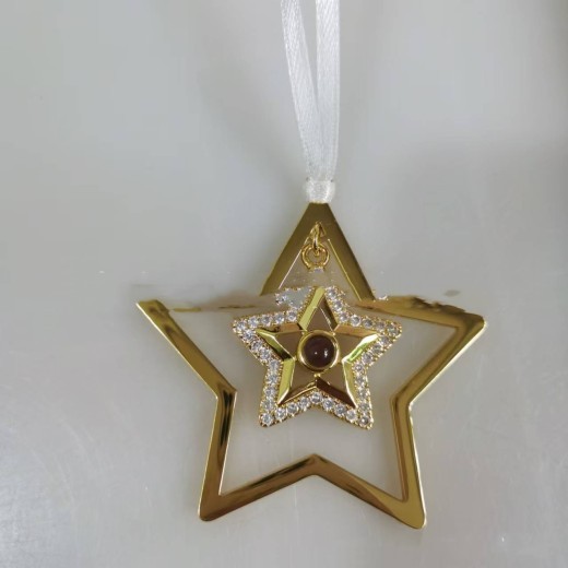 Christmas Gift Snowflake Pendant Projection