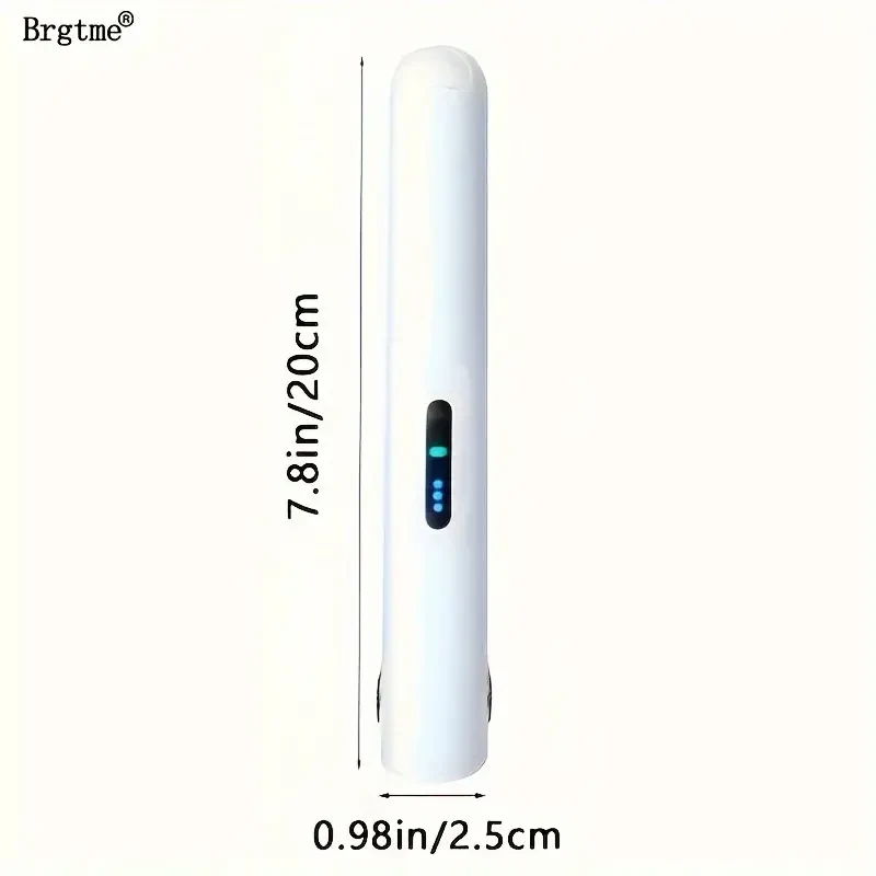 2 In 1 Wireless Mini Portable USB Hair Straightener Curlinglron, Intelligent Temperature Control To Upgrade The Anti-scalding, HairCare Anion Care Hair, Large-capacity Lithium Battery Lasting Life, PortableCharger;Party, Travel