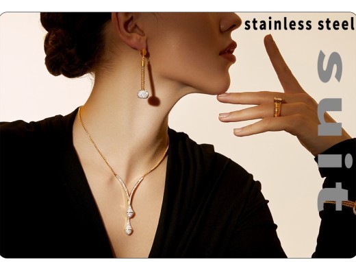 Natural Hair Crystal 925 Silver Ring