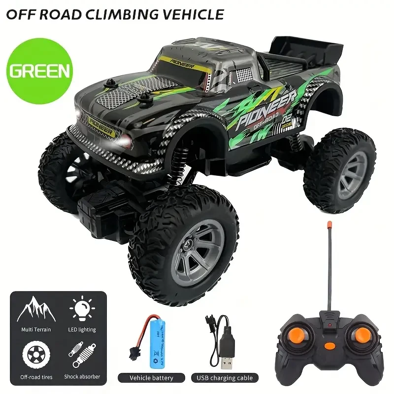 Remote Control Stunt Car with Lights - High-Speed Drift RC Toy