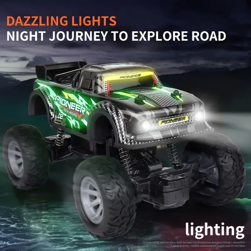 Remote Control Stunt Car with Lights - High-Speed Drift RC Toy