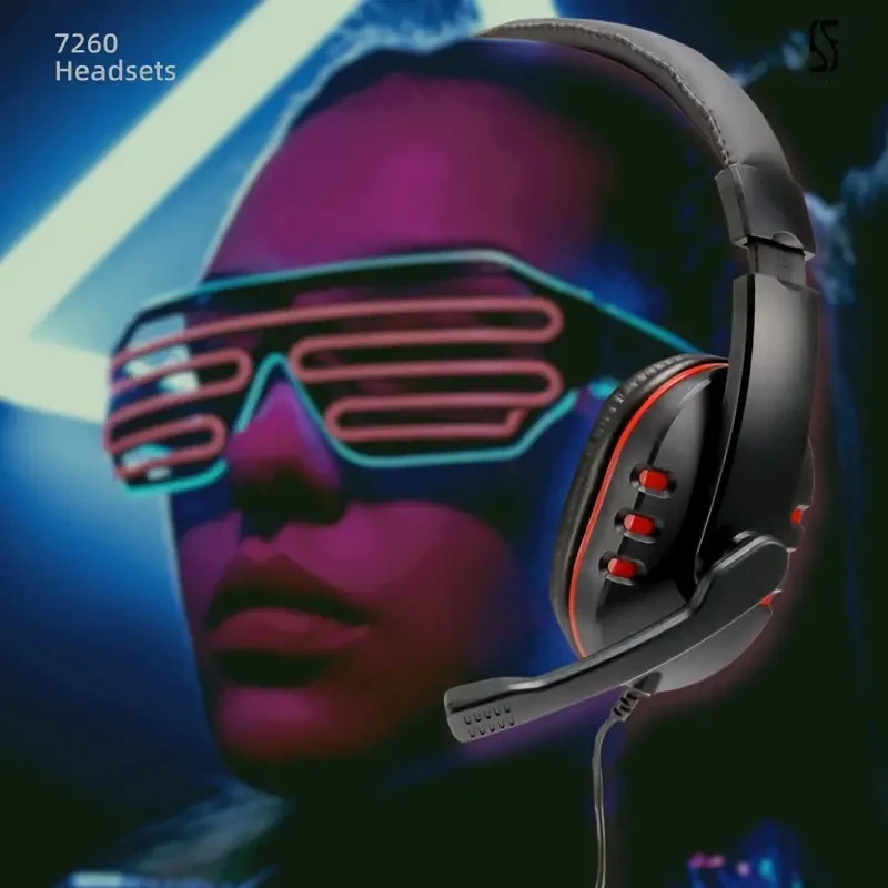 Model 7262 Heavy Bass Gaming Headset - Immersive Audio