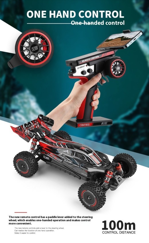 Remote Control Car Four-wheel Drive Electric Racing Car 1 To 12 Toy Car
