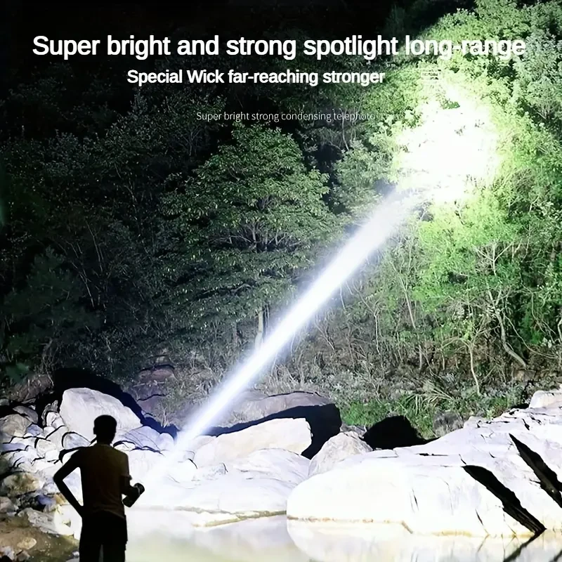 Rechargeable Waterproof LED Flashlight