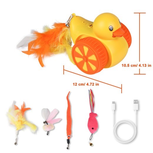 Funny Cat Smart Laser Cat Toy USB Charging Mobile Multi-replacement Head Calls