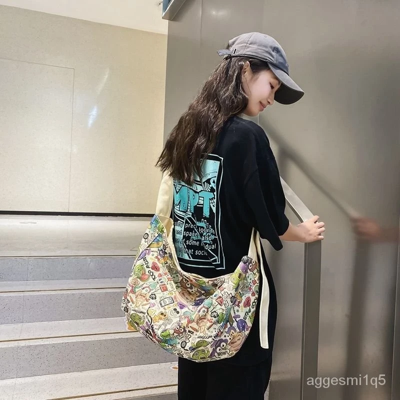 Women's Large Pattern Canvas Bag