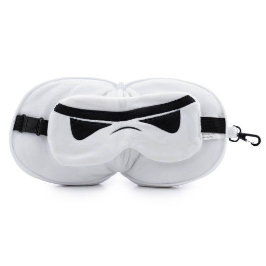 RELAXEAZZZ ORIGINAL STORMTROOPER TRAVEL PILLOW & EYE MASK SET