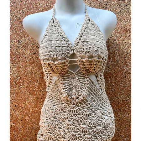 Knitted Bikini Dress Summer Wear
