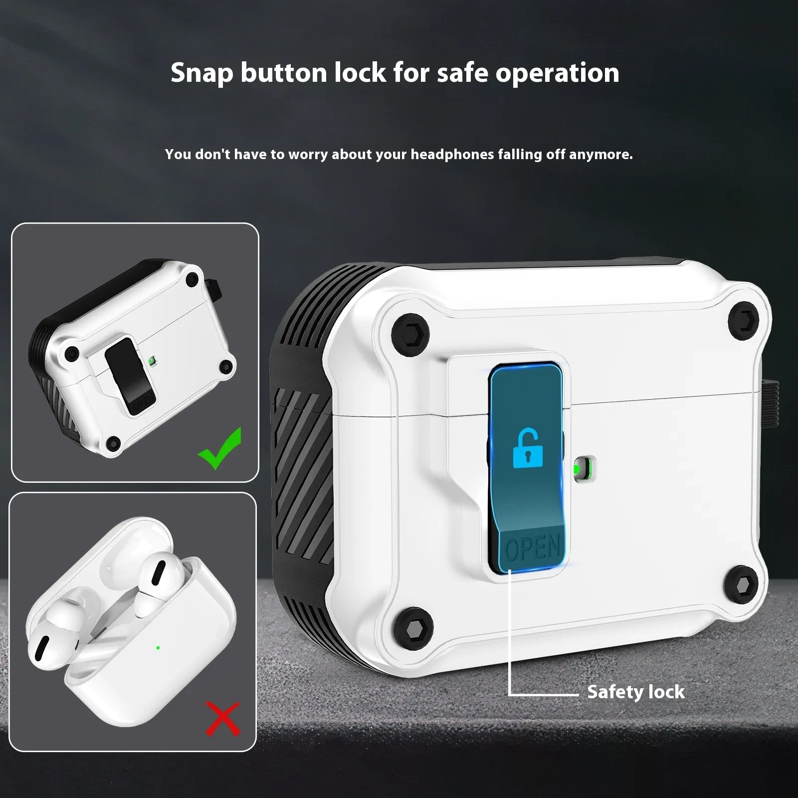 Earphone Case Mech-style Headset