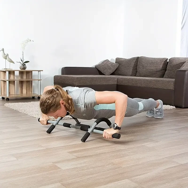 Pull Up Bar for Doorway, Heavy Duty Total Upper Body Workout Bar Fitness Tools for Home Gym Black