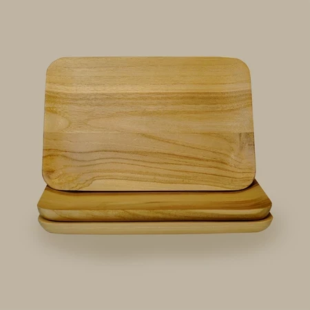 Wooden Rectangular Plate