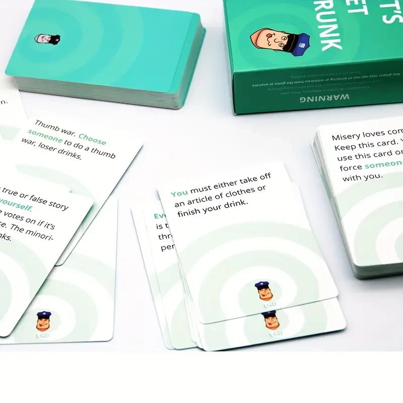 Lets Get Tipsy! Drunk Cards Game