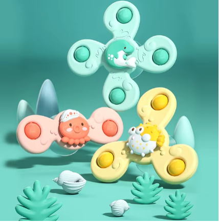 3pcs Baby Cartoon Fidget Spinner