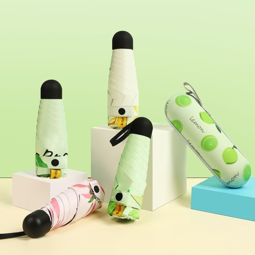 6-bone five-fold umbrella fruit umbrella