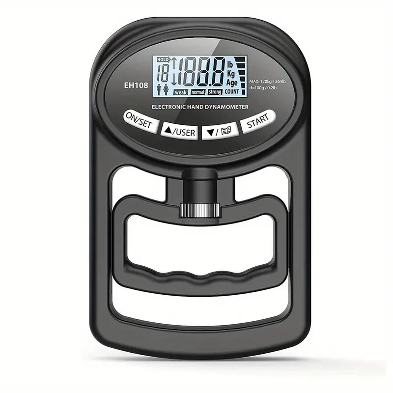 Electronic Hand Grip Strength Tester - 265 lbs / 120 kg