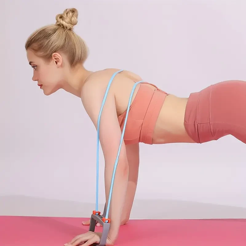 5-Tube Adjustable Resistance Bands Chest Expander