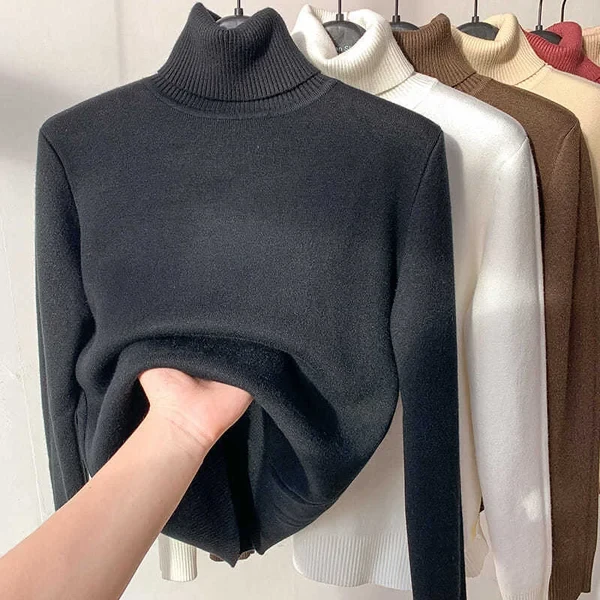 High-necked knitted sweater Super Comfortable