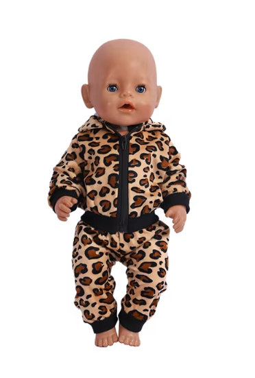 18 Inch Doll Clothes Leopard Print
