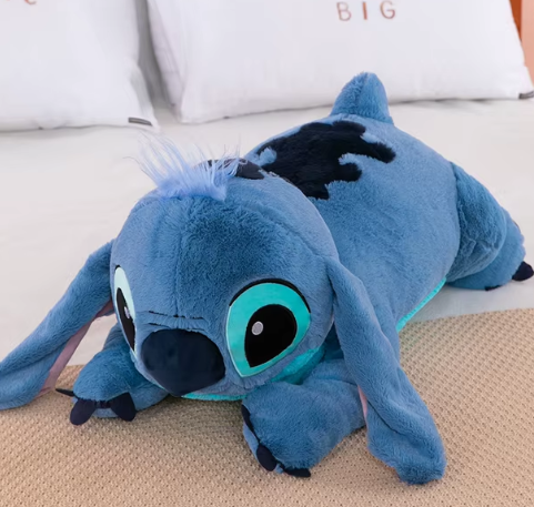 Puppy Stitch Doll Blue Stitch Plush Long Pillow