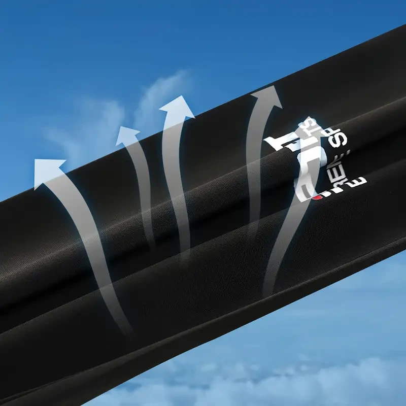 Summer Cooling Arm Sleeves Cover Solid Color UV Sun Protection Anti Slip Arm Sleeves